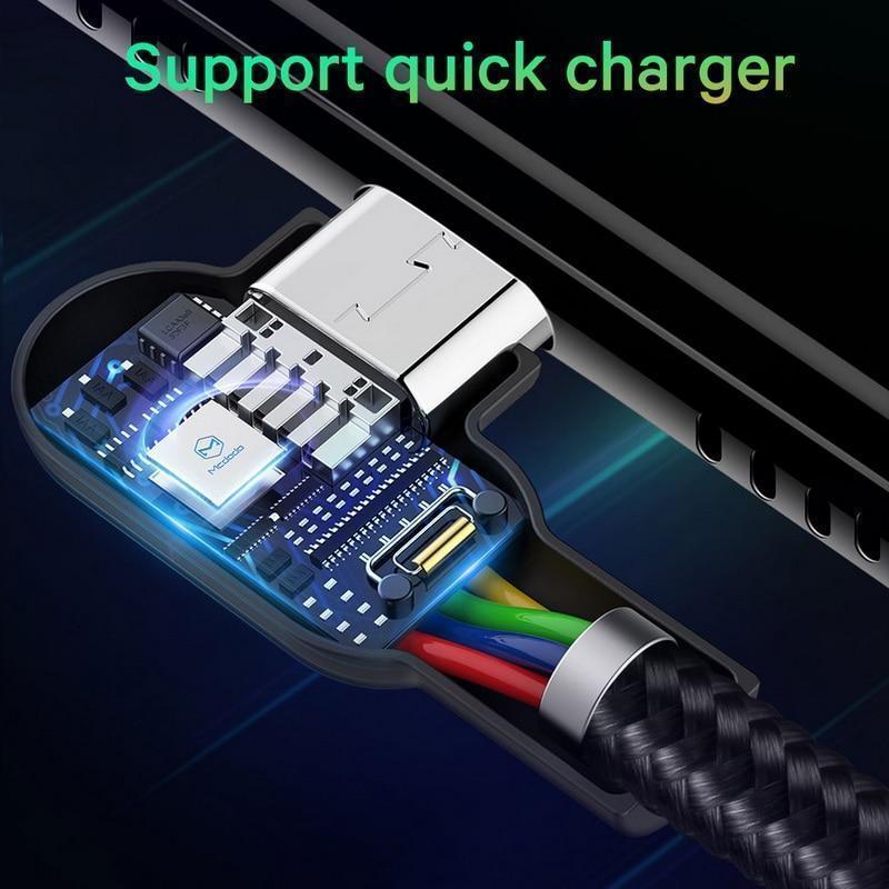 Flexible Smartphone Charging Cable with 90-Degree Design
