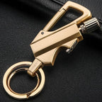 Flint Fire Starter Keychain, Bottle Opener, Stainless Steel, 9.2 x 3.6 cm