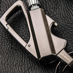Flint Fire Starter Keychain, Bottle Opener, Stainless Steel, 9.2 x 3.6 cm