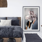 Stunning Floral Girl Canvas Art for Home Decor | Welvere-Welvere