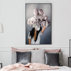 Stunning Floral Girl Canvas Art for Home Decor | Welvere-Welvere