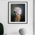 Stunning Floral Girl Canvas Art for Home Decor | Welvere-Welvere