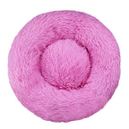 Fluffy Round Dog Bed for Dogs and Cats