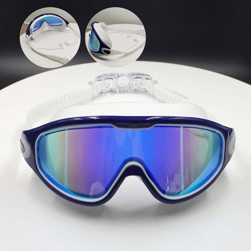 Anti-Fog Swim Goggles - PC Silicone, Non-Slip Strap, Unisex, view 2