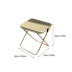 Foldable Backpack Stool, 150 kg Capacity, 600D Oxford Fabric