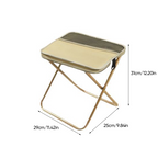 Foldable Backpack Stool, 150 kg Capacity, 600D Oxford Fabric