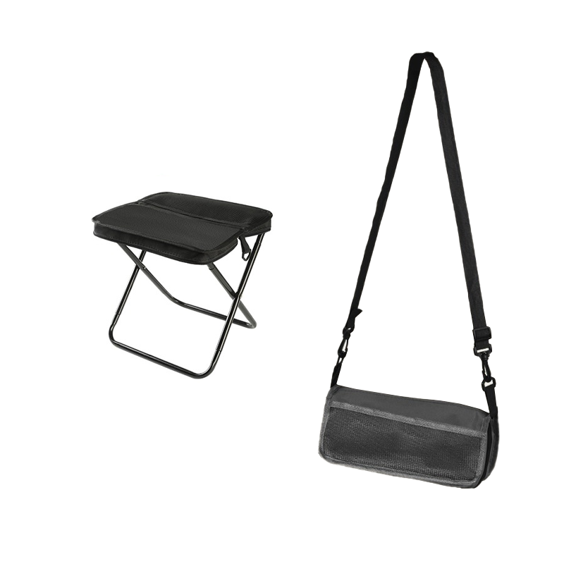 Foldable Backpack Stool, 150 kg Capacity, 600D Oxford Fabric