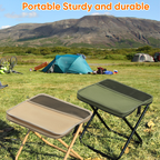 Foldable Backpack Stool, 150 kg Capacity, 600D Oxford Fabric