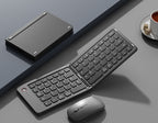 Foldable Bluetooth Keyboard and Mouse Combo for Windows, Mac, Android and iOS