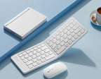 Foldable Bluetooth Keyboard and Mouse Combo for Windows, Mac, Android and iOS