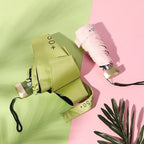 Foldable Mini Umbrella, 19 cm, Water-Repellent for Travel