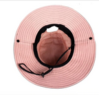 Foldable Polyester Sun Hat with Ponytail Slot, 56–58 cm