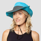 Foldable Polyester Sun Hat with Ponytail Slot, 56–58 cm