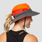 Foldable Polyester Sun Hat with Ponytail Slot, 56–58 cm