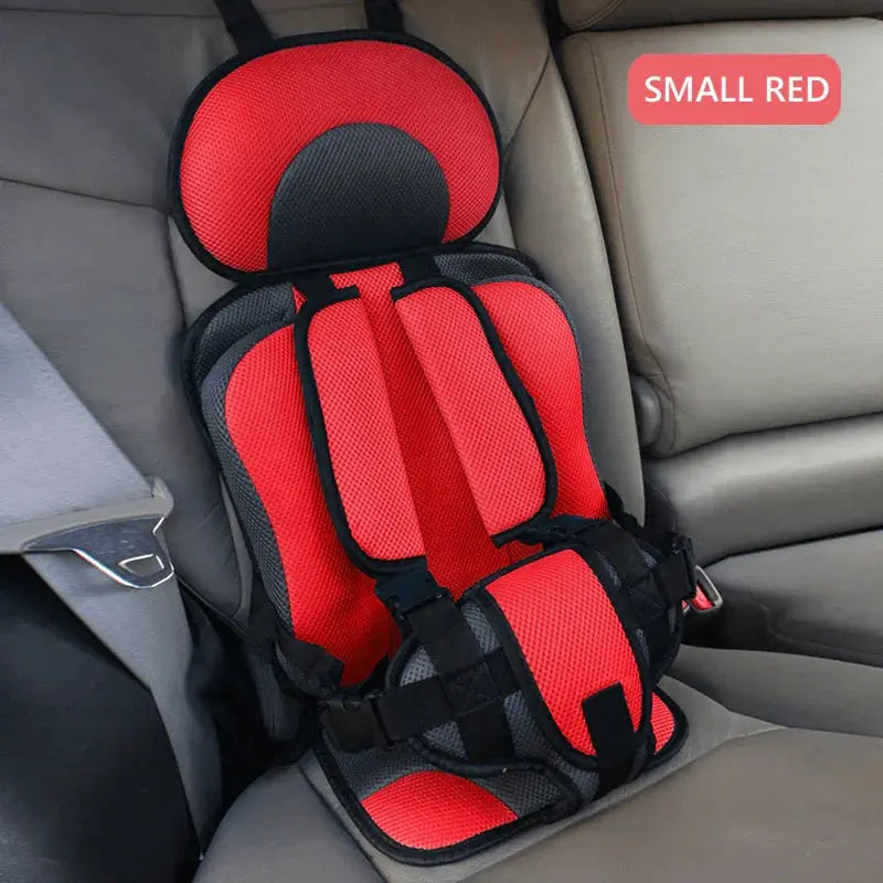 Foldable Portable Child Travel Car Seat with 5-Point Harness, Ages 0–12 Years