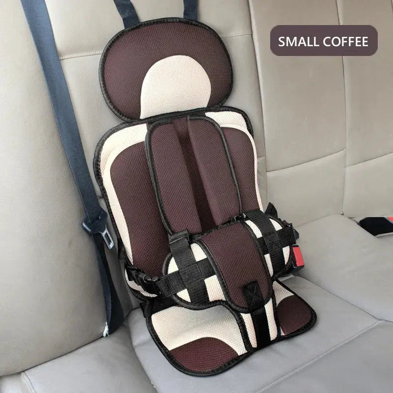 Foldable Portable Child Travel Car Seat with 5-Point Harness, Ages 0–12 Years