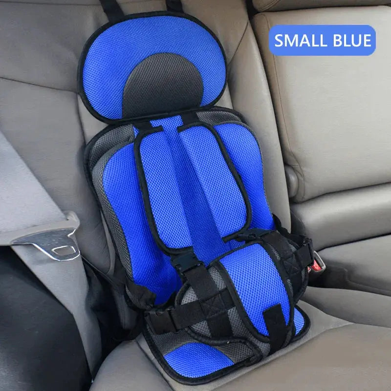 Foldable Portable Child Travel Car Seat with 5-Point Harness, Ages 0–12 Years