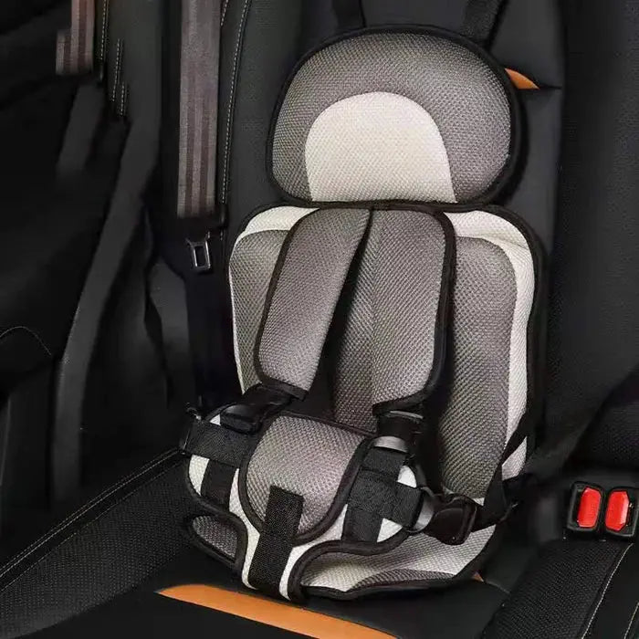 Foldable Portable Child Travel Car Seat with 5-Point Harness, Ages 0–12 Years