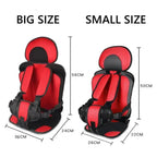 Foldable Portable Child Travel Car Seat with 5-Point Harness, Ages 0–12 Years
