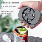 Foldable Topless Can Opener for 8–19 oz Beverage Cans, ABS Plastic