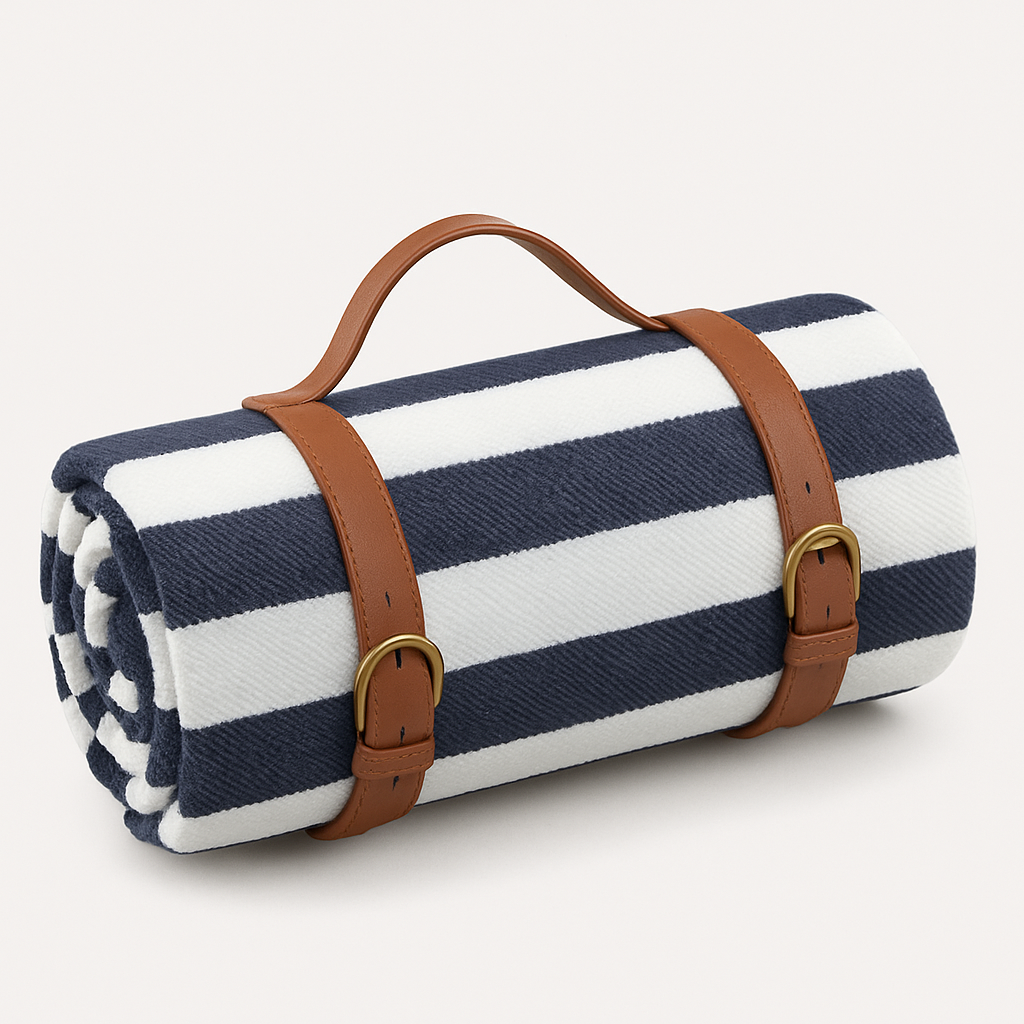 Foldable Waterproof Picnic Blanket and Outdoor Mat, Acrylic and PEVA