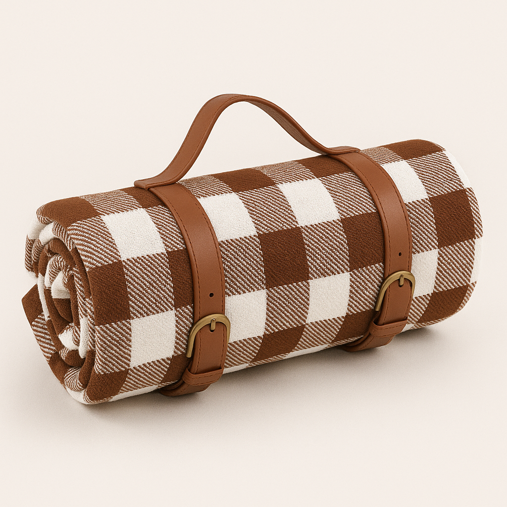 Foldable Waterproof Picnic Blanket and Outdoor Mat, Acrylic and PEVA