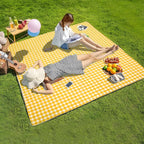 Foldable Waterproof Picnic Blanket and Outdoor Mat, Acrylic and PEVA