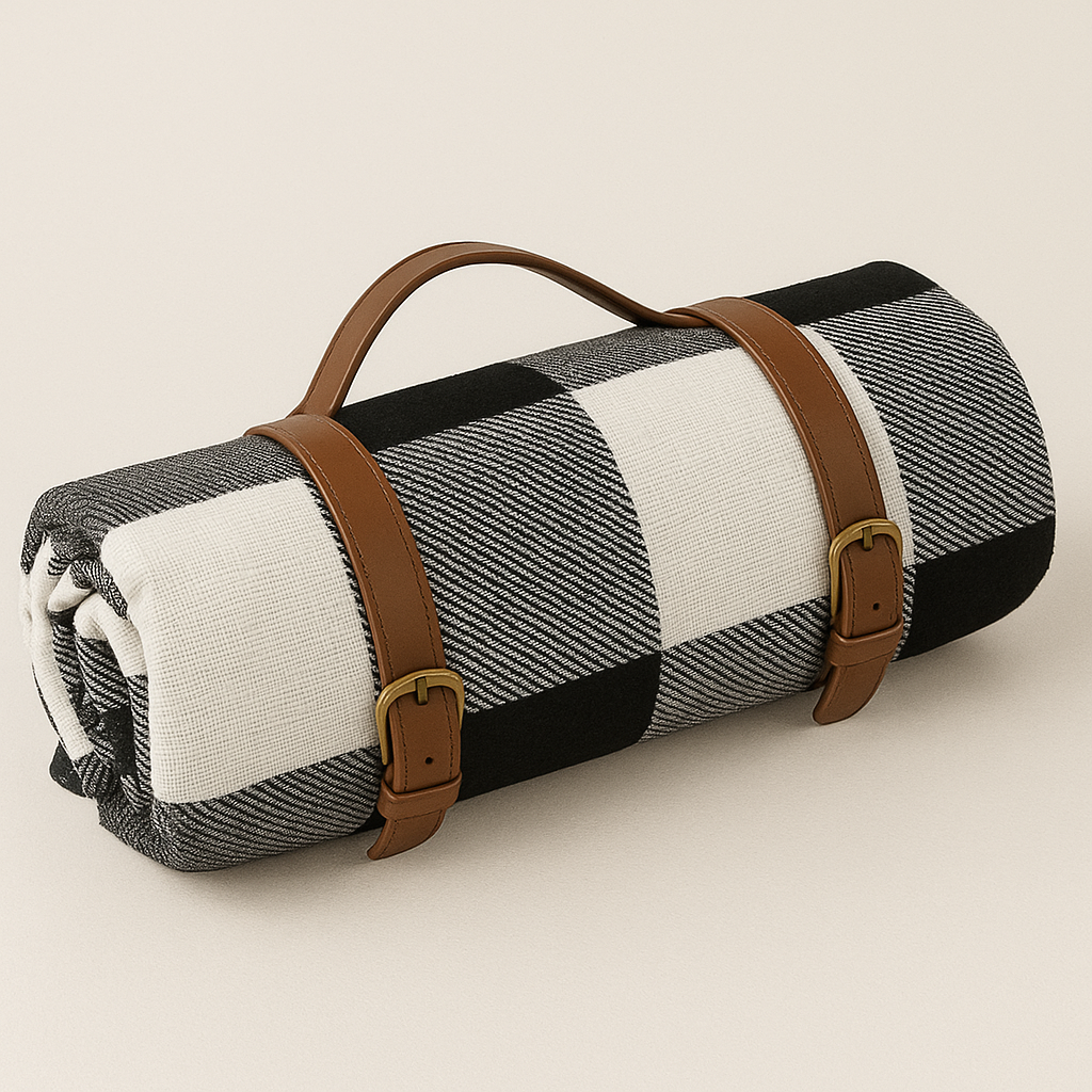 Foldable Waterproof Picnic Blanket and Outdoor Mat, Acrylic and PEVA