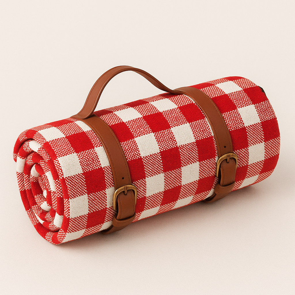 Foldable Waterproof Picnic Blanket and Outdoor Mat, Acrylic and PEVA