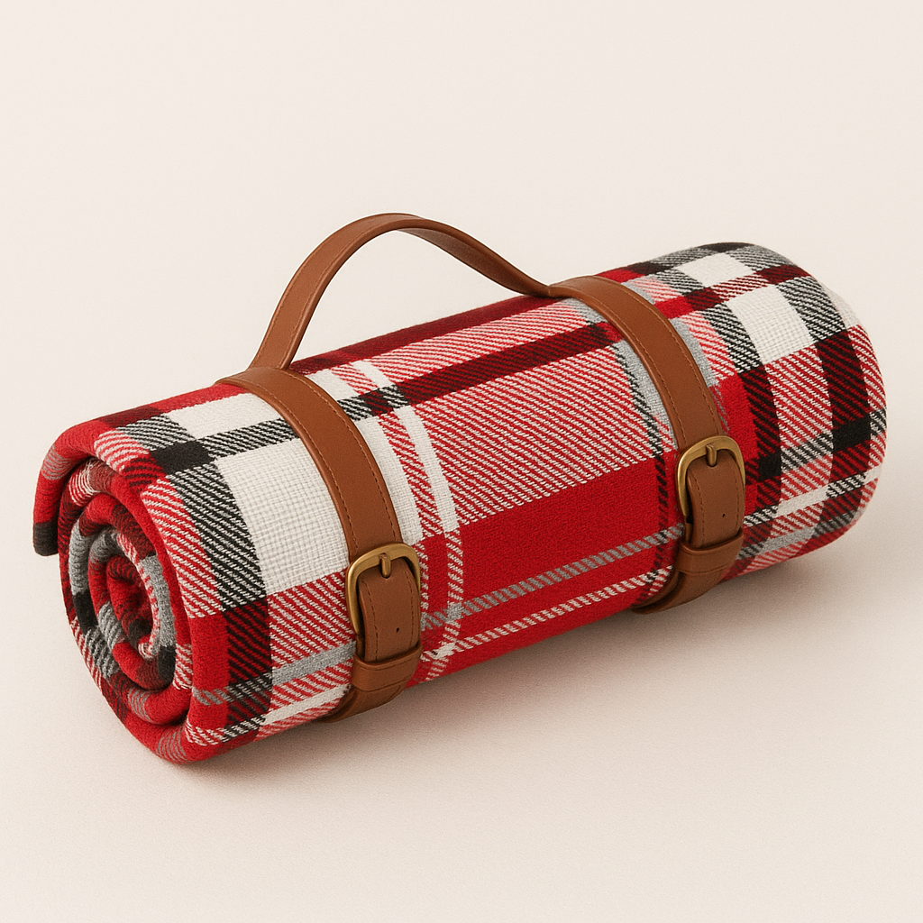 Foldable Waterproof Picnic Blanket and Outdoor Mat, Acrylic and PEVA