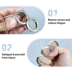 Folding Four-Finger Trigger Ring