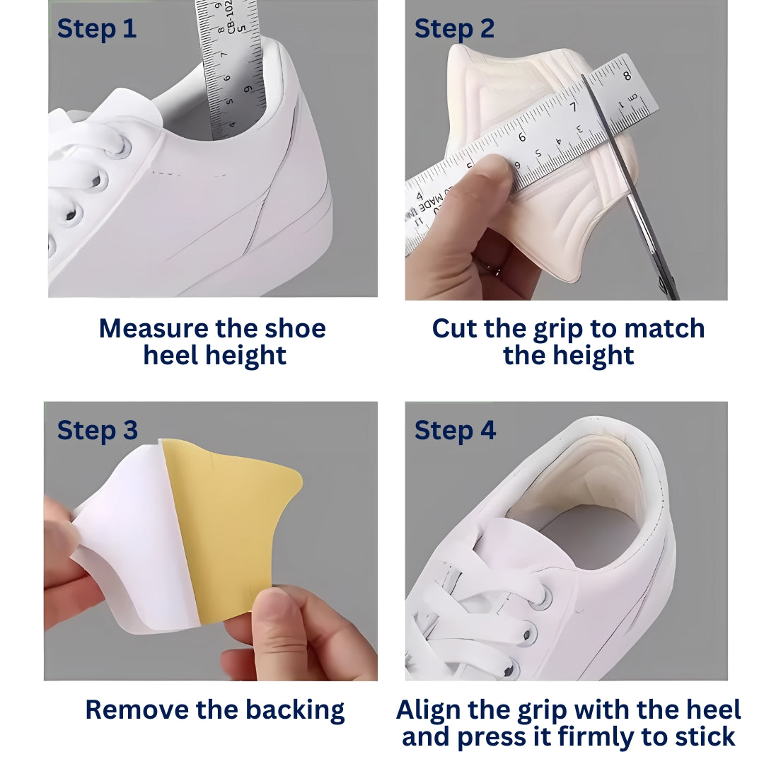 Heel Grips for Shoes - Prevent Blisters, Reduce Friction, view 4