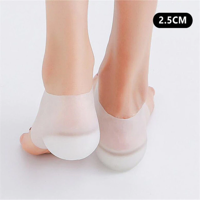 Unisex Orthopedic Height Increase Shoe Insole - Silicone, 0.8"-2.4" Adjustable