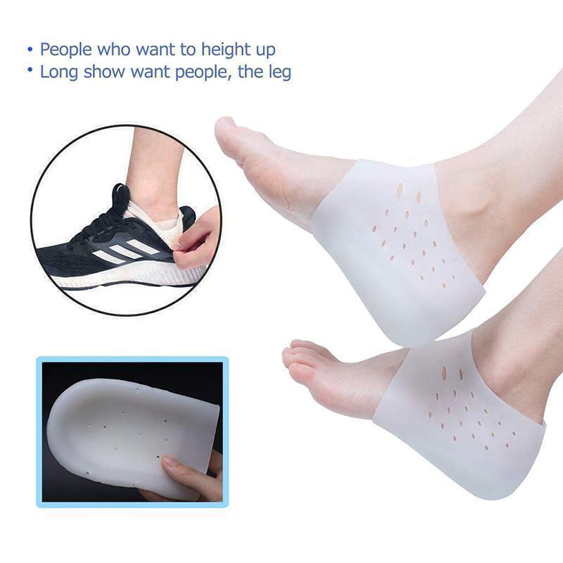 Invisible Height Increase Insoles for Shoes - White or Skin Tone, Discreet Fit, view 6