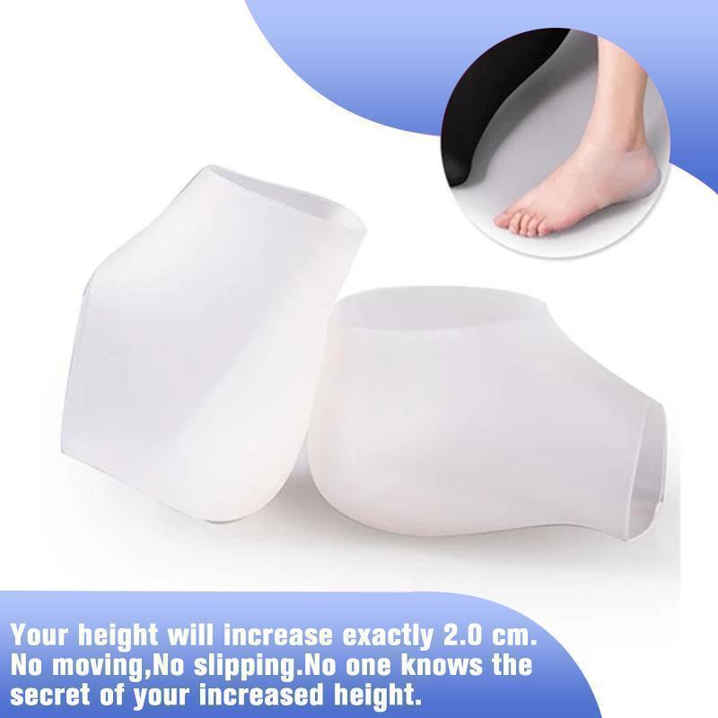 Invisible Height Increase Insoles for Shoes - White or Skin Tone, Discreet Fit, view 7