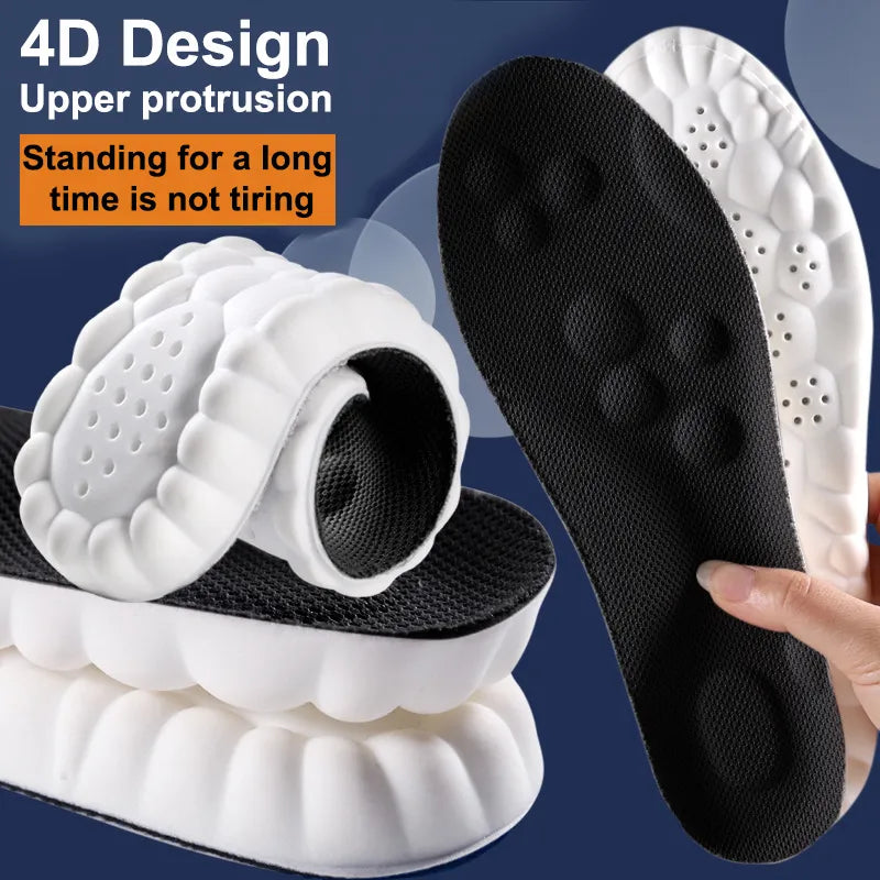 High Elasticity Latex Sport Insoles - Shock Absorption, Honeycomb Design, view 15