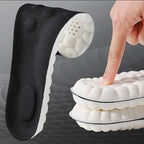 High Elasticity Latex Sport Insoles - Shock Absorption, Honeycomb Design, view 2