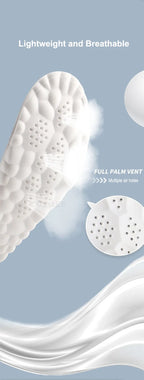 High Elasticity Latex Sport Insoles - Shock Absorption, Honeycomb Design, view 8