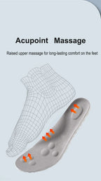 High Elasticity Latex Sport Insoles - Shock Absorption, Honeycomb Design, view 9