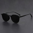 Round Tortoiseshell Sunglasses for Men - Lightweight Polycarbonate Frame, view 4