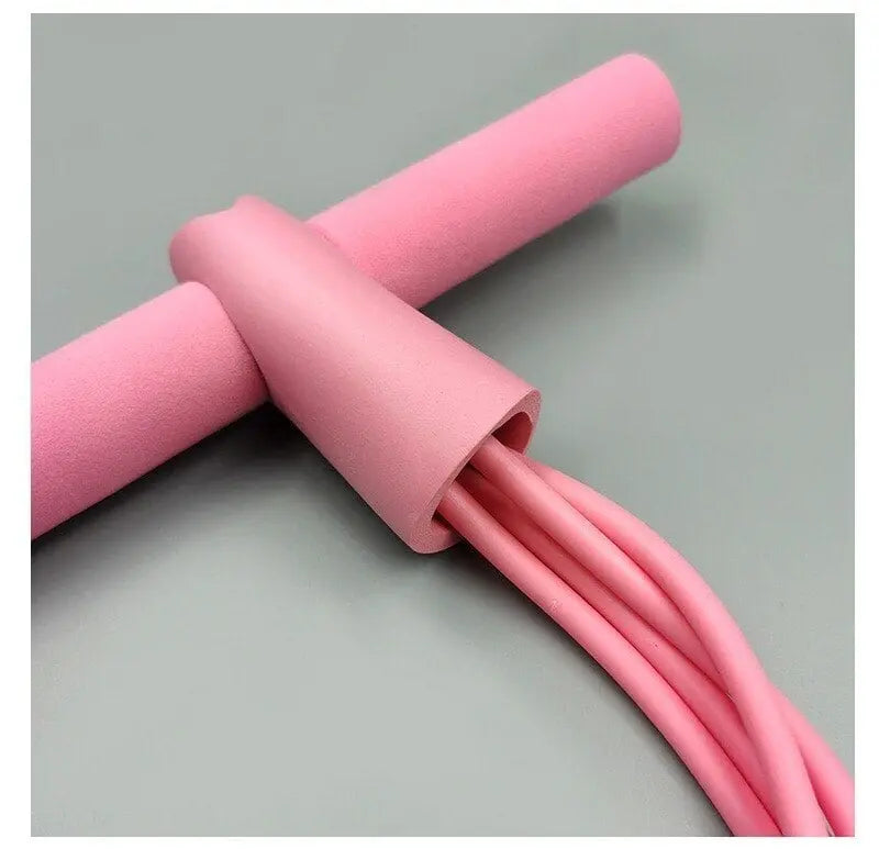 Four-Tube Pedal Fitness Resistance Band with Ankle Pull