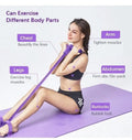 Four-Tube Pedal Fitness Resistance Band with Ankle Pull