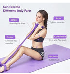 Four-Tube Pedal Fitness Resistance Band with Ankle Pull