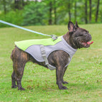 French Bulldog Summer Cooling Vest, Polyester, Reflective Strips