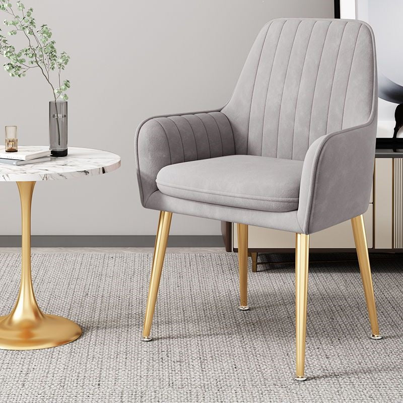 Modern Accent Chair with Gold Legs - Living Room or Office, view 10