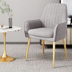Modern Accent Chair with Gold Legs - Living Room or Office, view 10