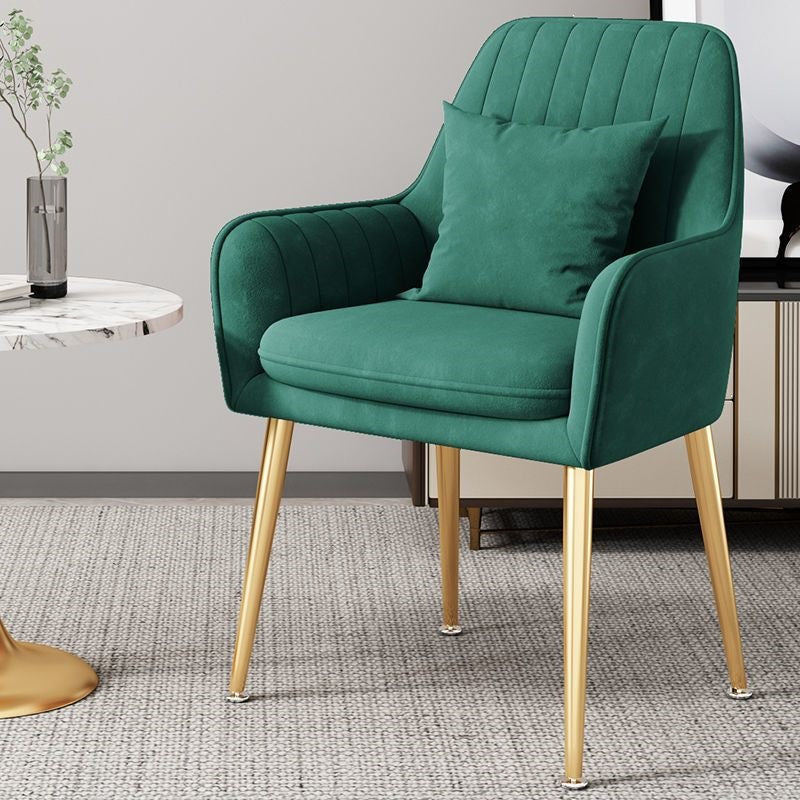 Modern Accent Chair with Gold Legs - Living Room or Office, view 24