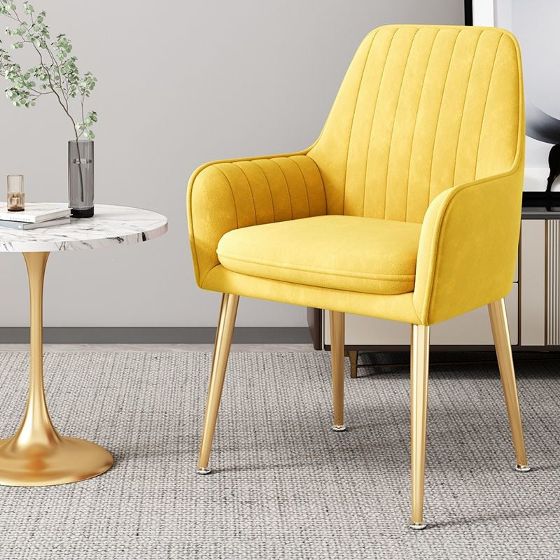 Modern Accent Chair with Gold Legs - Living Room or Office, view 35