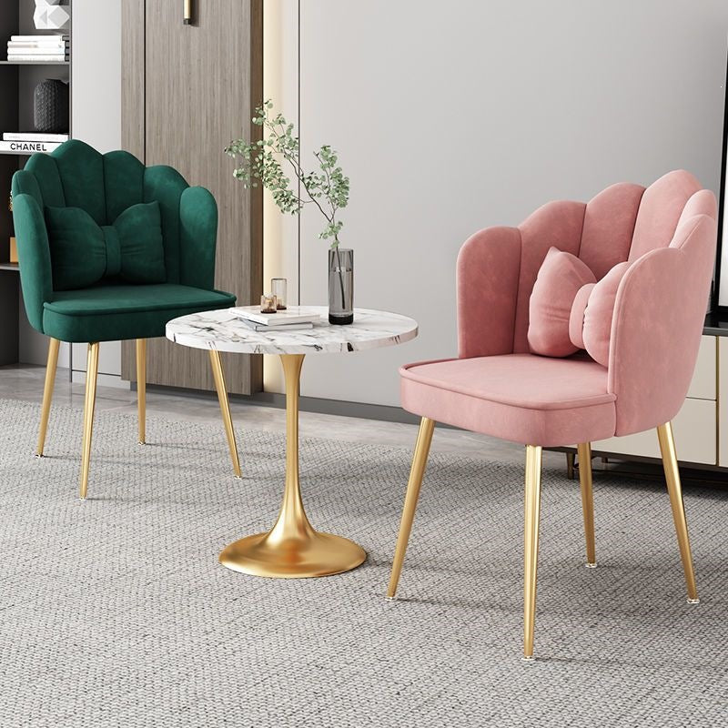Modern Accent Chair with Gold Legs - Living Room or Office, view 4