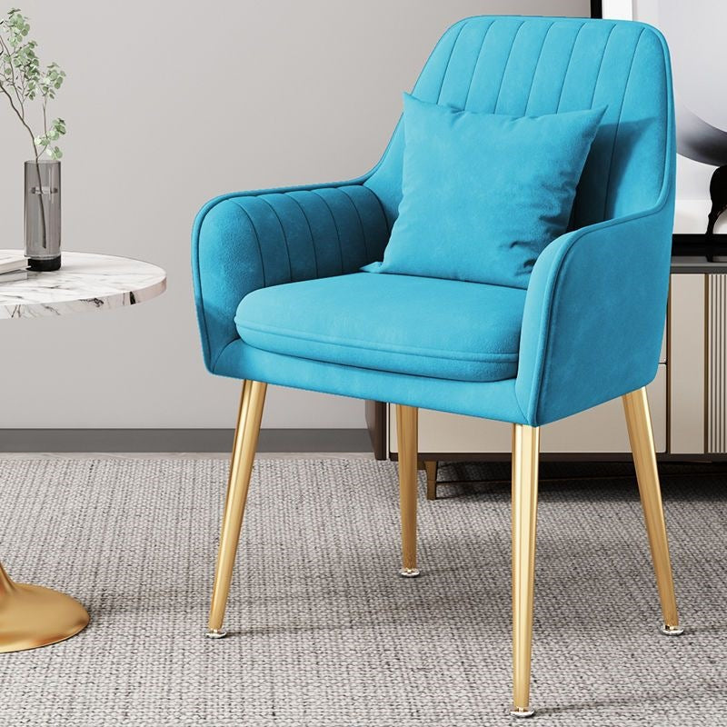 Modern Accent Chair with Gold Legs - Living Room or Office, view 9
